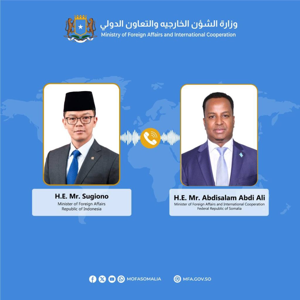 Indonesia oo mar kale xaqiijisay taageerada buuxda ee madax-bannaanida iyo midnimada dhuleed ee Soomaaliya