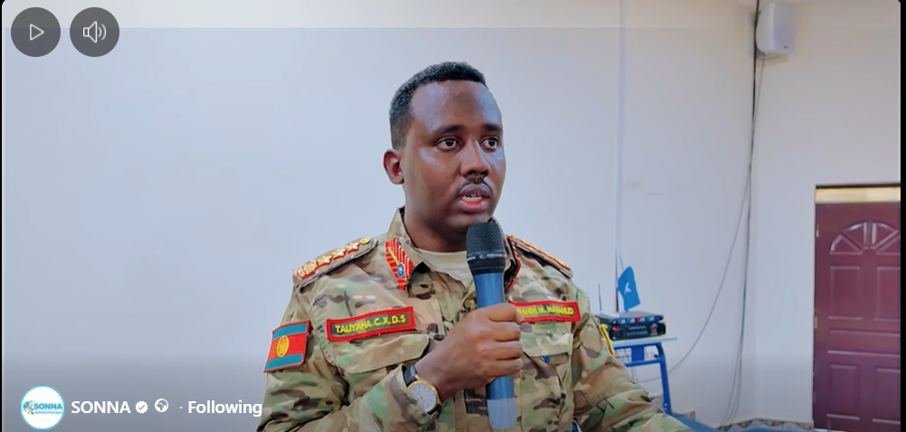Taliyaha Ciidanka Xoogga oo la dardaarmay ciidan loo diyaariyay tababar dhanka dibadda ah