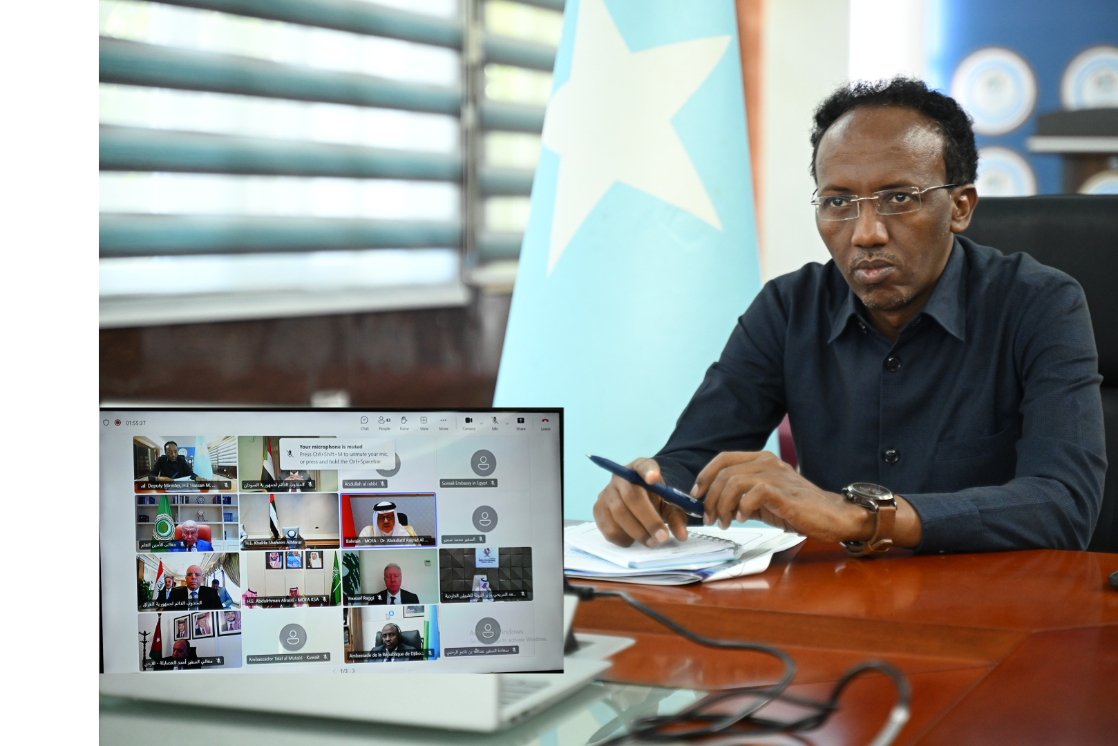 Soomaaliya oo mar kale Xaqiijisay Taageeradeeda Midnimada Carabta