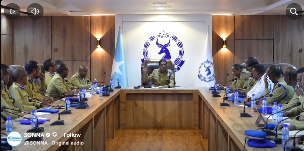Kulanka Ciidanka Boliiska oo looga hadlay amniga iyo qodobbo kale oo muhiim ah