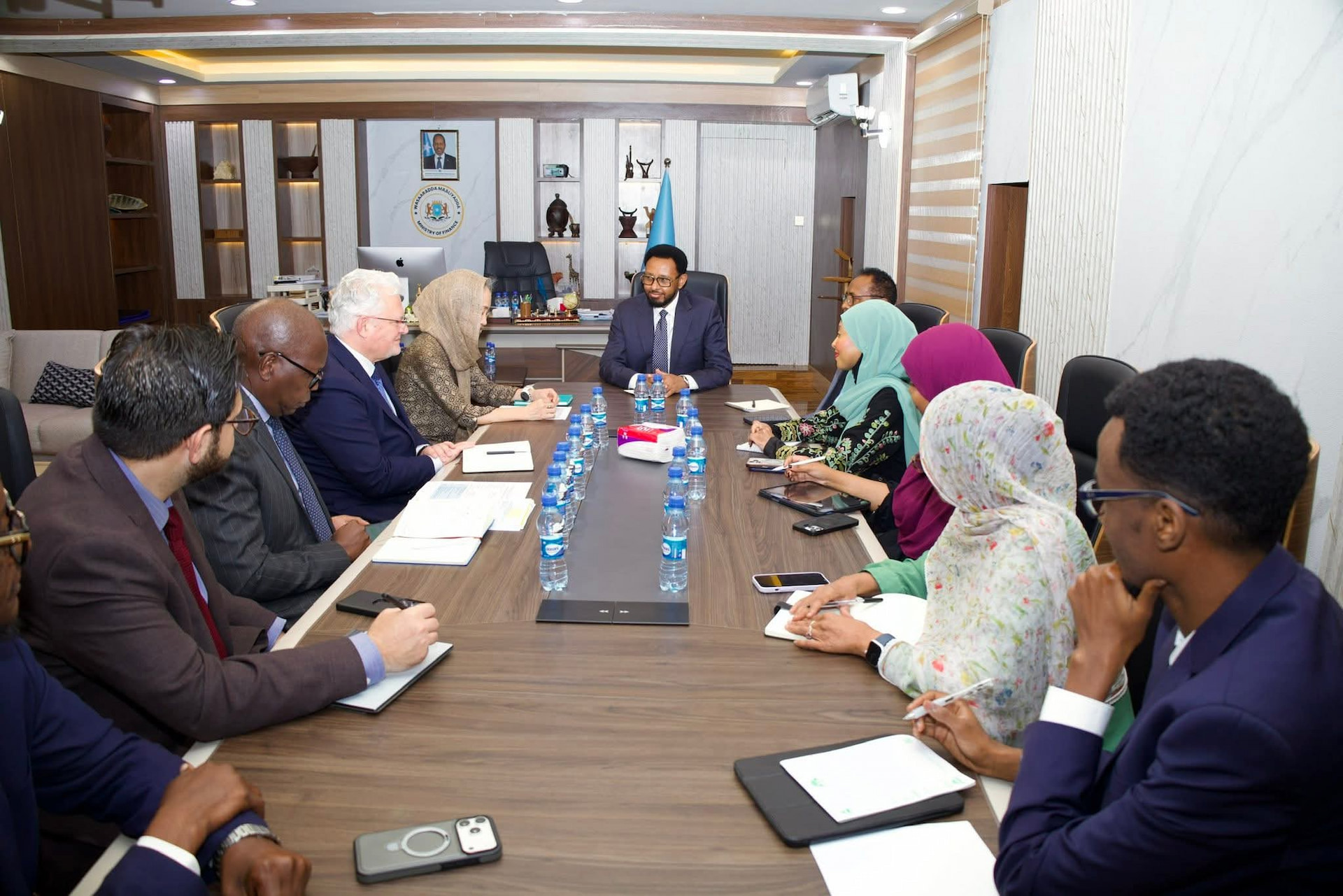 Wasiirka Maaliyadda oo kulan la qaatay wafdi ka socda Qaramada Midoobay