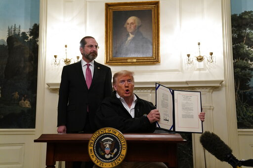 Trump signs $8.3 billion corona virus funding bill