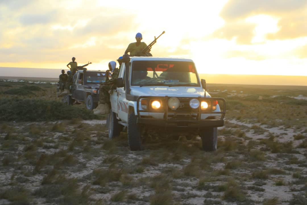 Joint-military forces arrives to Hobyo town