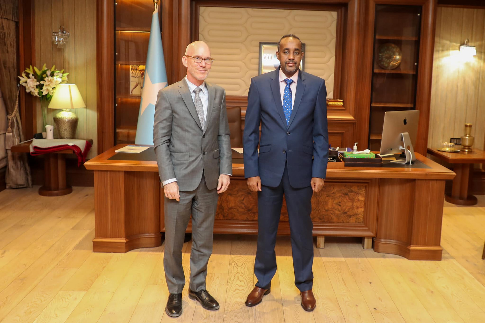 Prime Minister Receives UN Special Representative for Somalia Ambassador James Swan.