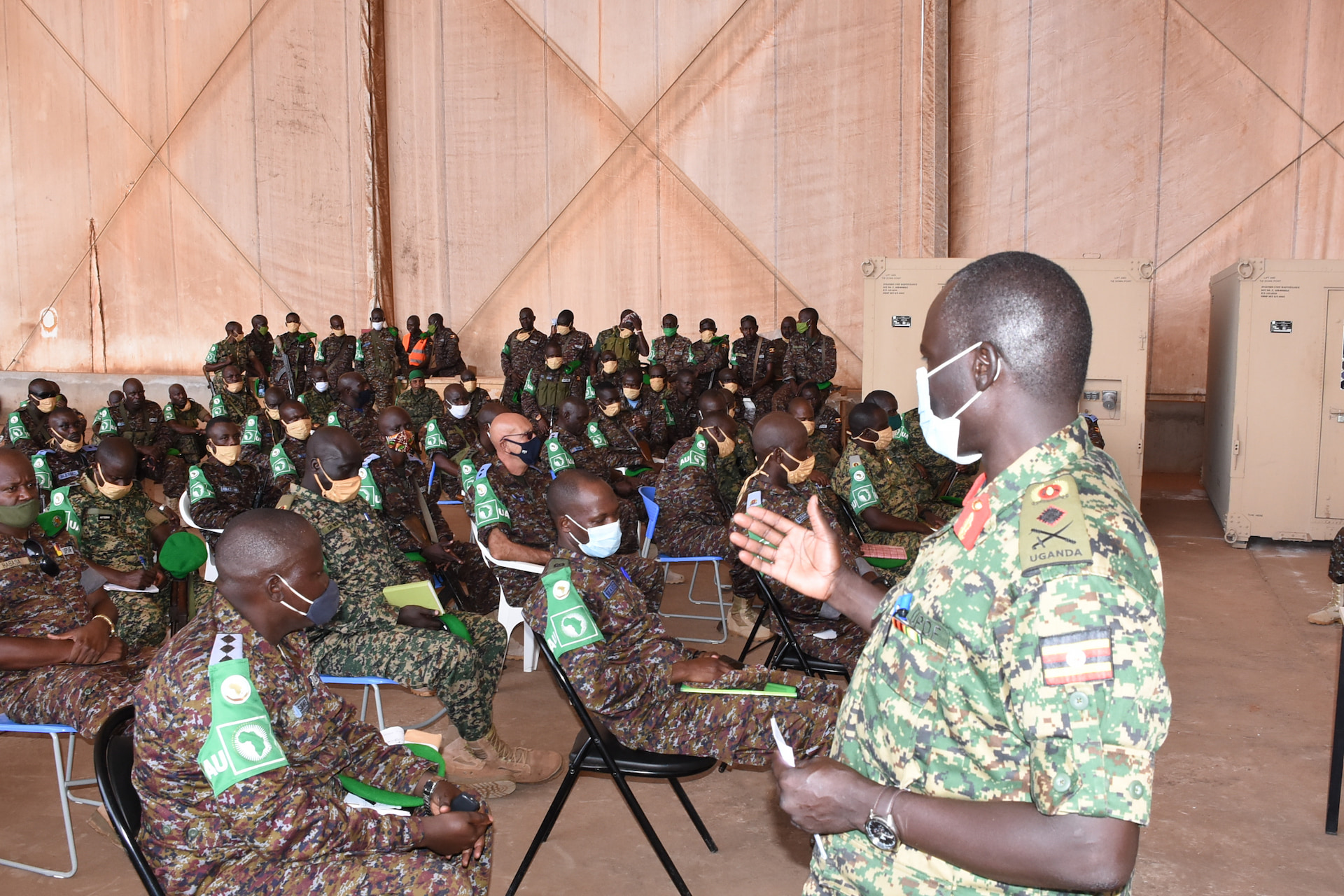 AMISOM Sector One commander visits Battle Groups on the frontline
