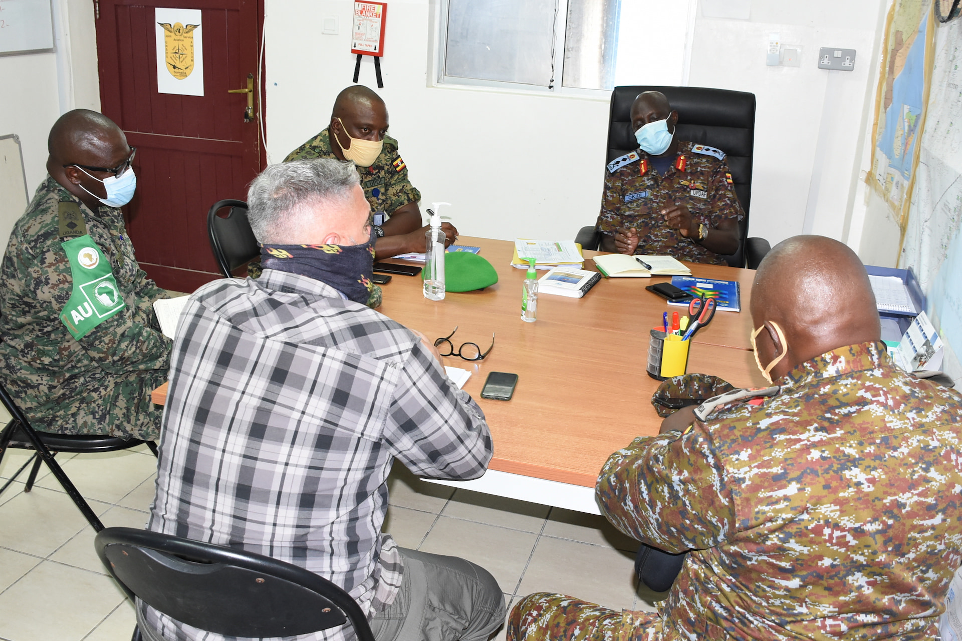 Ugandan Air Force chief on assessment visit ahead of the start of AMISOM air operations