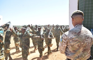 British Army trains 500th Somali soldier in infantry skills