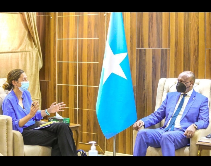 Deputy Prime Minister receives United Kingdom Ambassador to Somalia