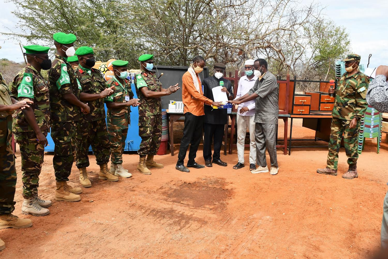 AMISOM supports a school in Gedo region to boost education in Somalia