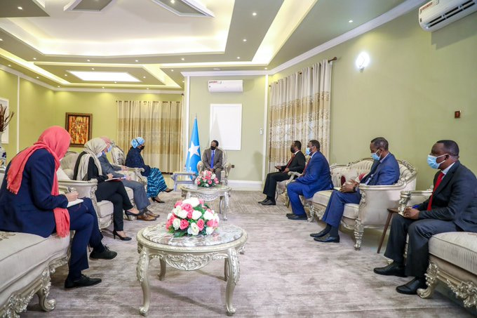 President Farmajo receives UN Deputy Chief