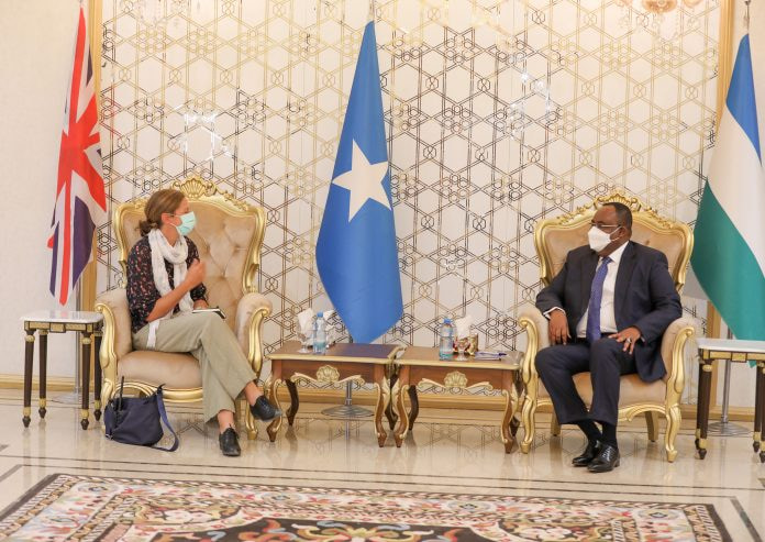 Puntland State President meets with British Ambassador to Somalia