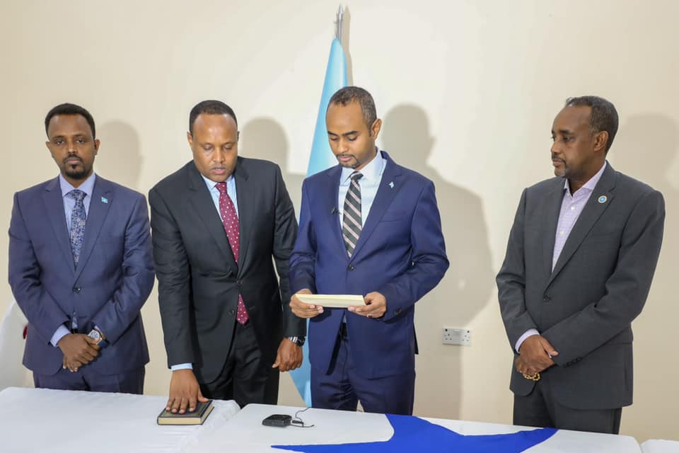 New Minister for Internal Security, Abdullahi Mohamed Nur sworn in
