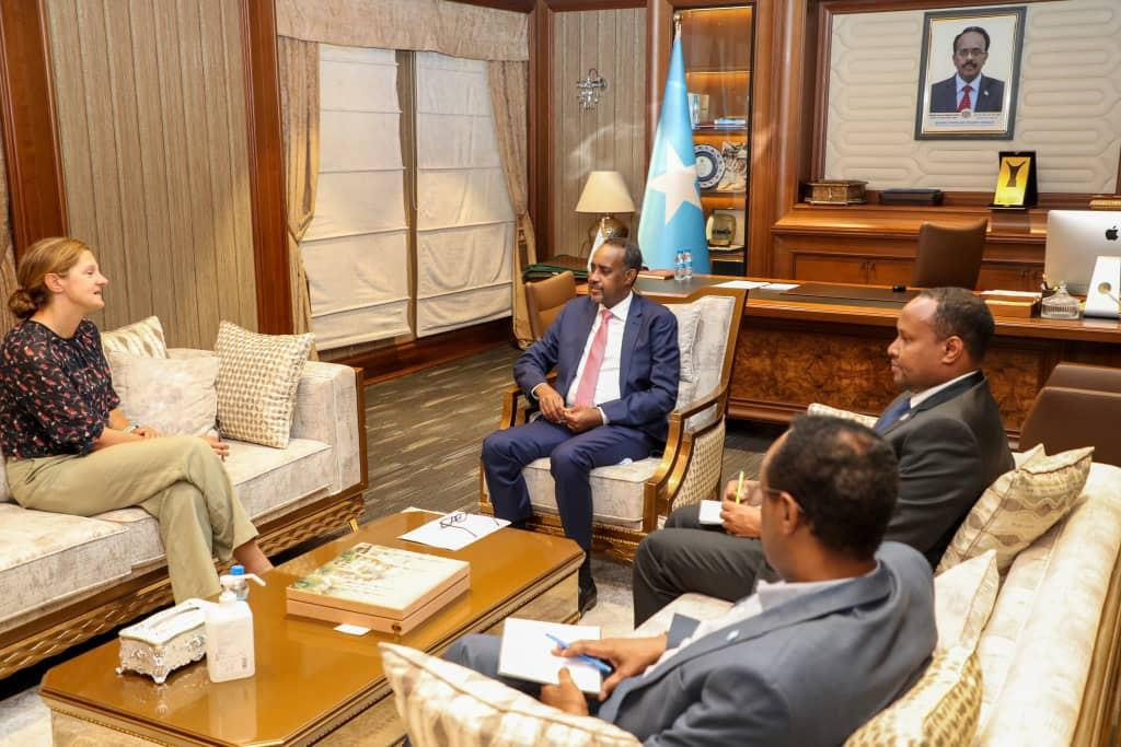Somali PM meets UK Ambassador to Somalia