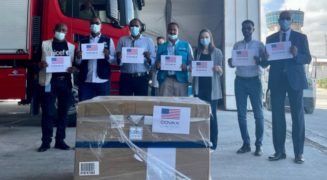 U.S Shares an Additional 336,500 Doses of J&J COVID-19 Vaccine with Somalia