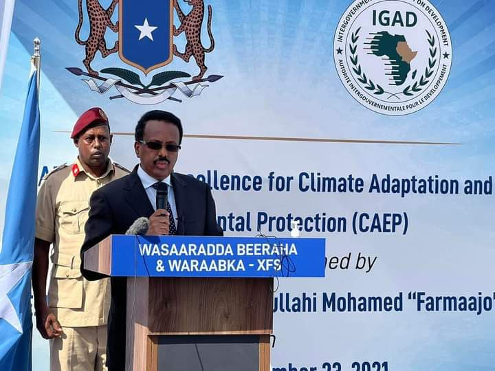 President Farmajo lunches IGAD Centre of Excellence for Climate adaptation and Environmental Protection