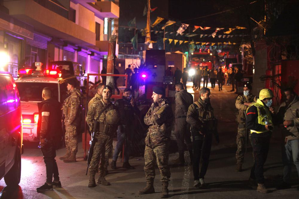 Explosions in Palestinian camp in Lebanon cause casualties
