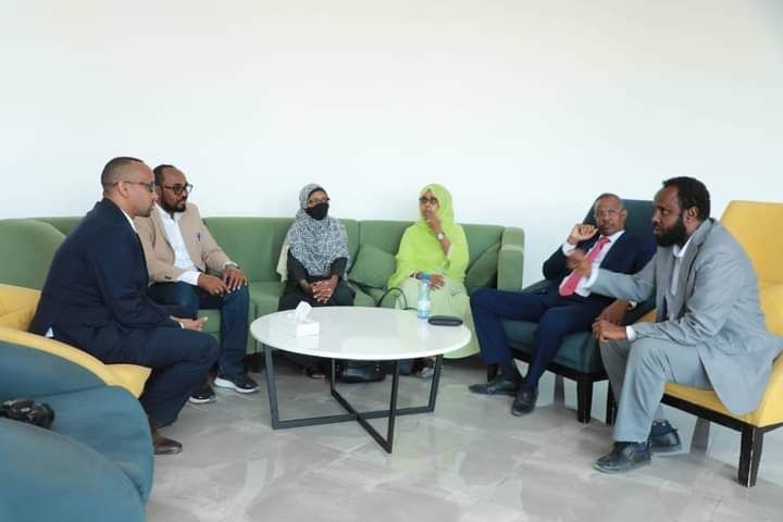 Minister of Health of the Federal Government of Somalia arrives in Garowe