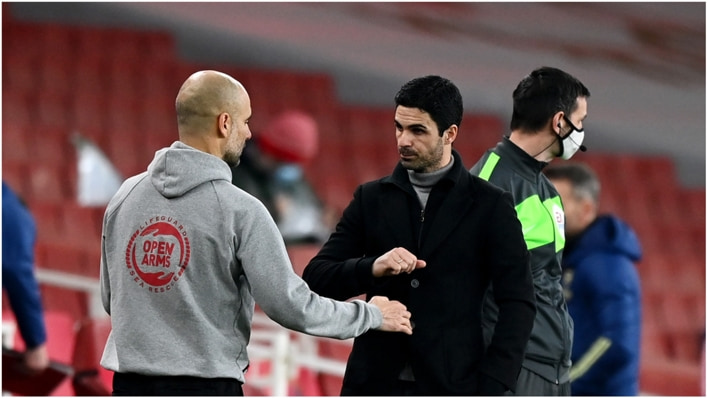 Guardiola praises Arteta as head coach even before Arsene Wenger