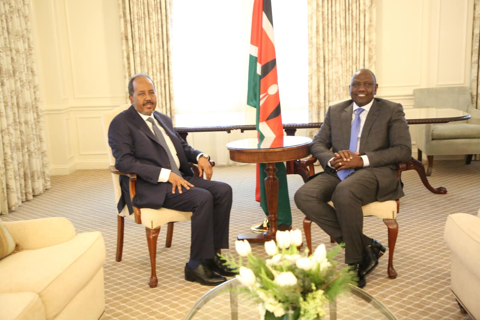 President Hassan meets his Kenyan and Ugandan counterparts