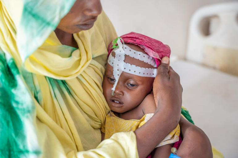 Over 20 million children are currently in danger of severe hunger, thirst and diseases