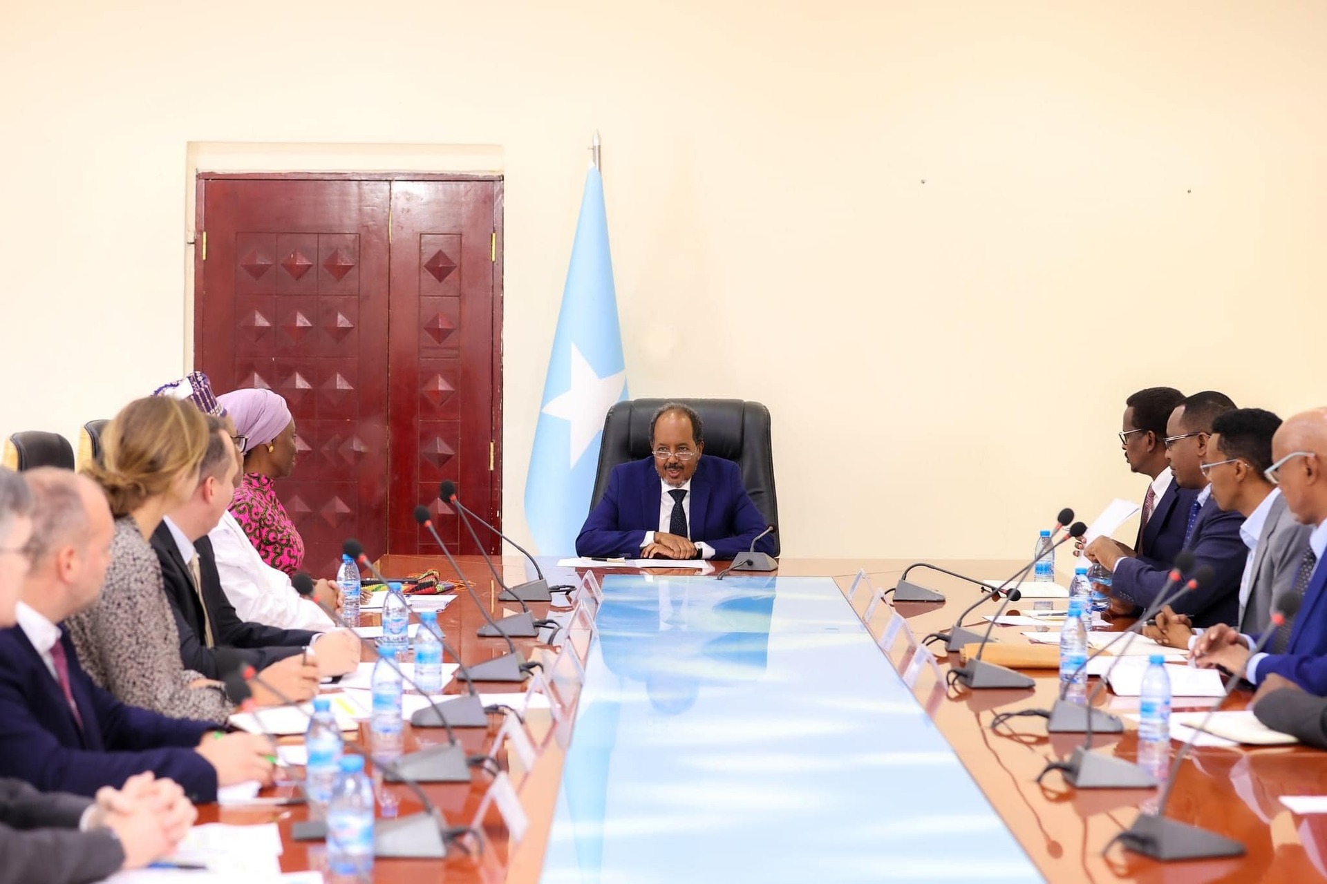 President Hassan Sheikh meets Representatives of the International Community