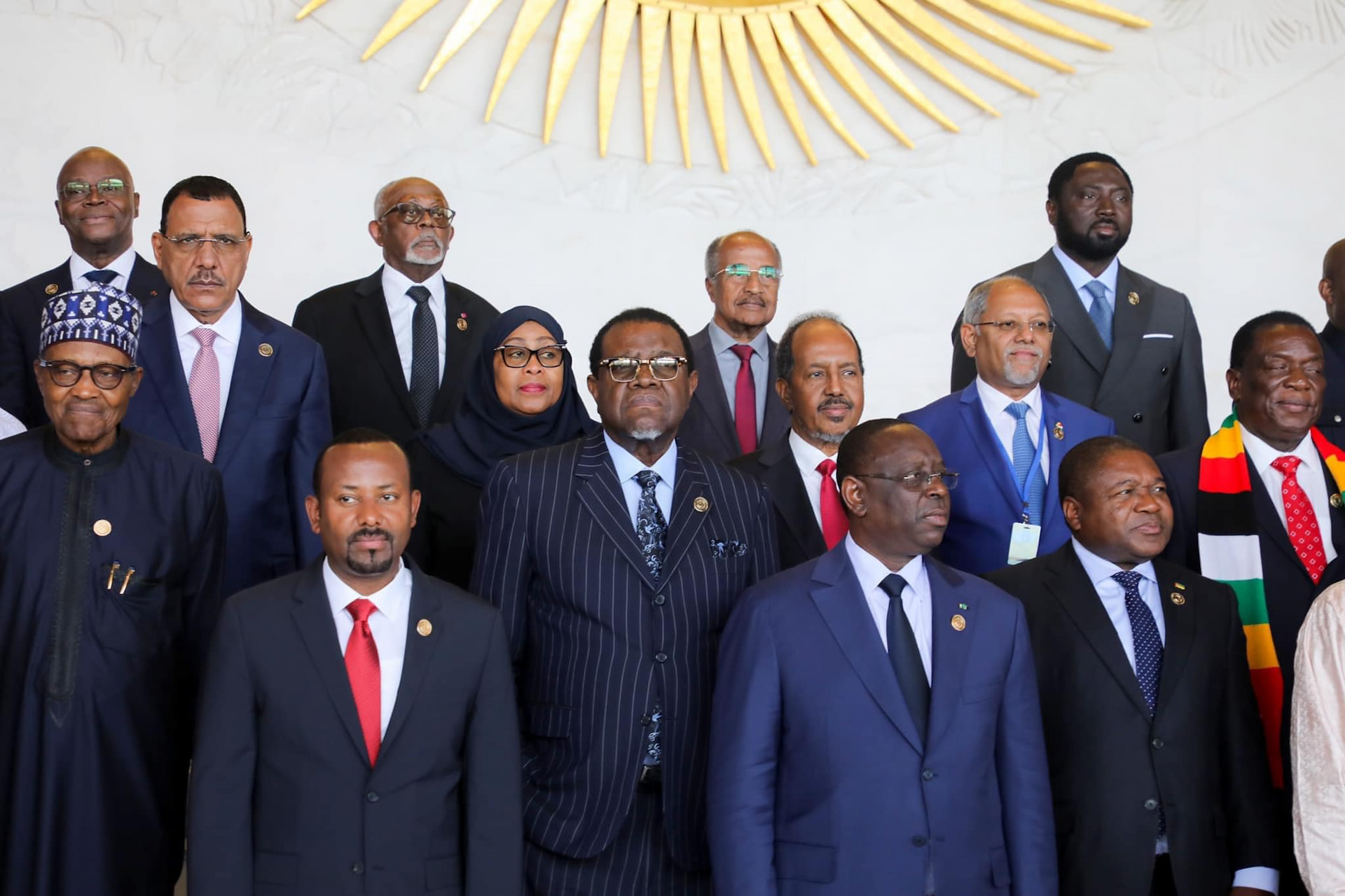 Somali President meets several preisdents on the sidelines of the AU Summit