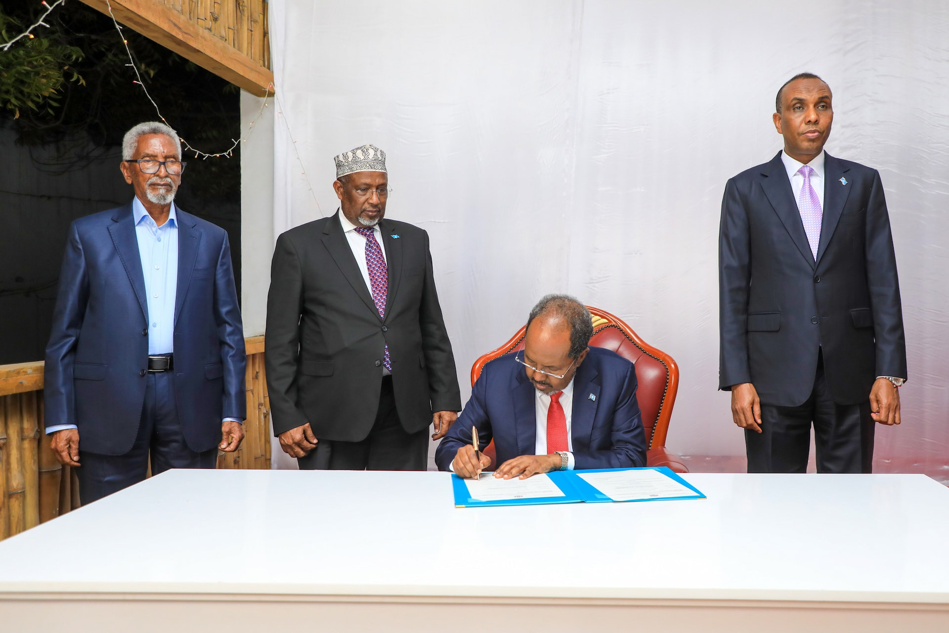 President of Somalia signs eight laws to strengthen the foundation of the Somali government
