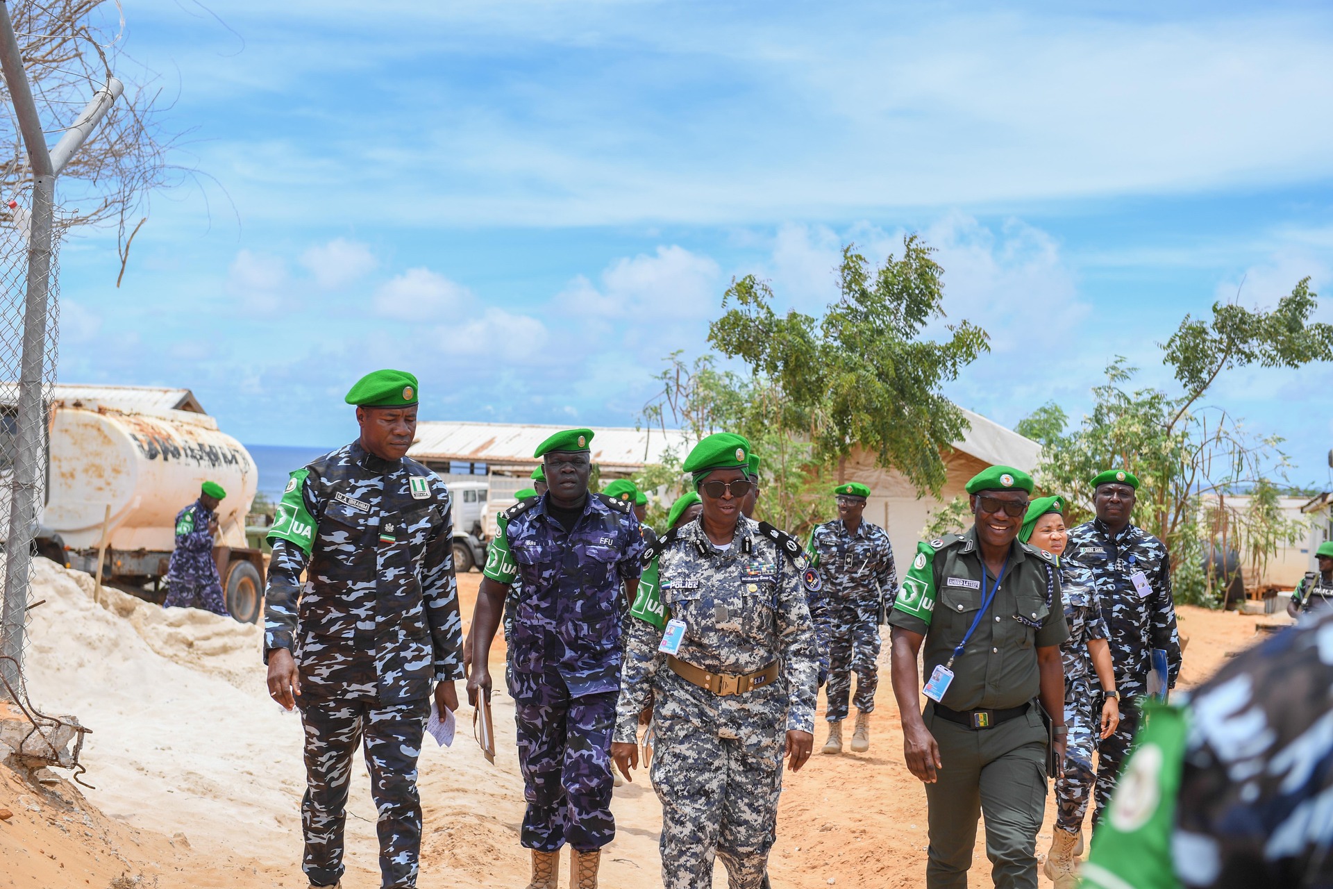 ATMIS Police Commissioner visits Jazeera basecamp to assess officers’ welfare