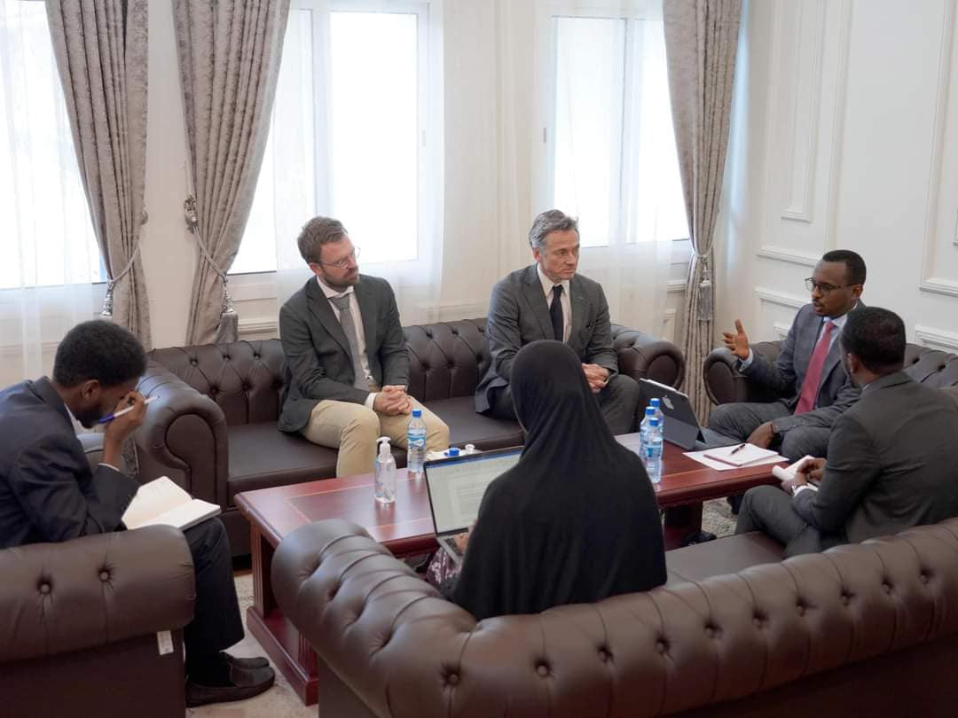 Auditor General receives Charge d'Affaires of the Embassy of Norway to Somalia