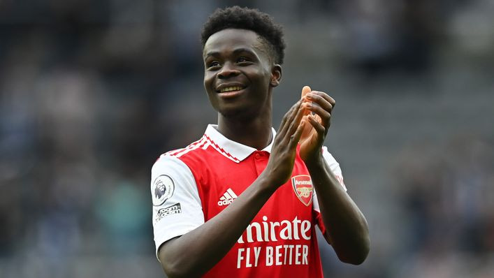Saka hoping to achieve big things after extending Arsenal deal