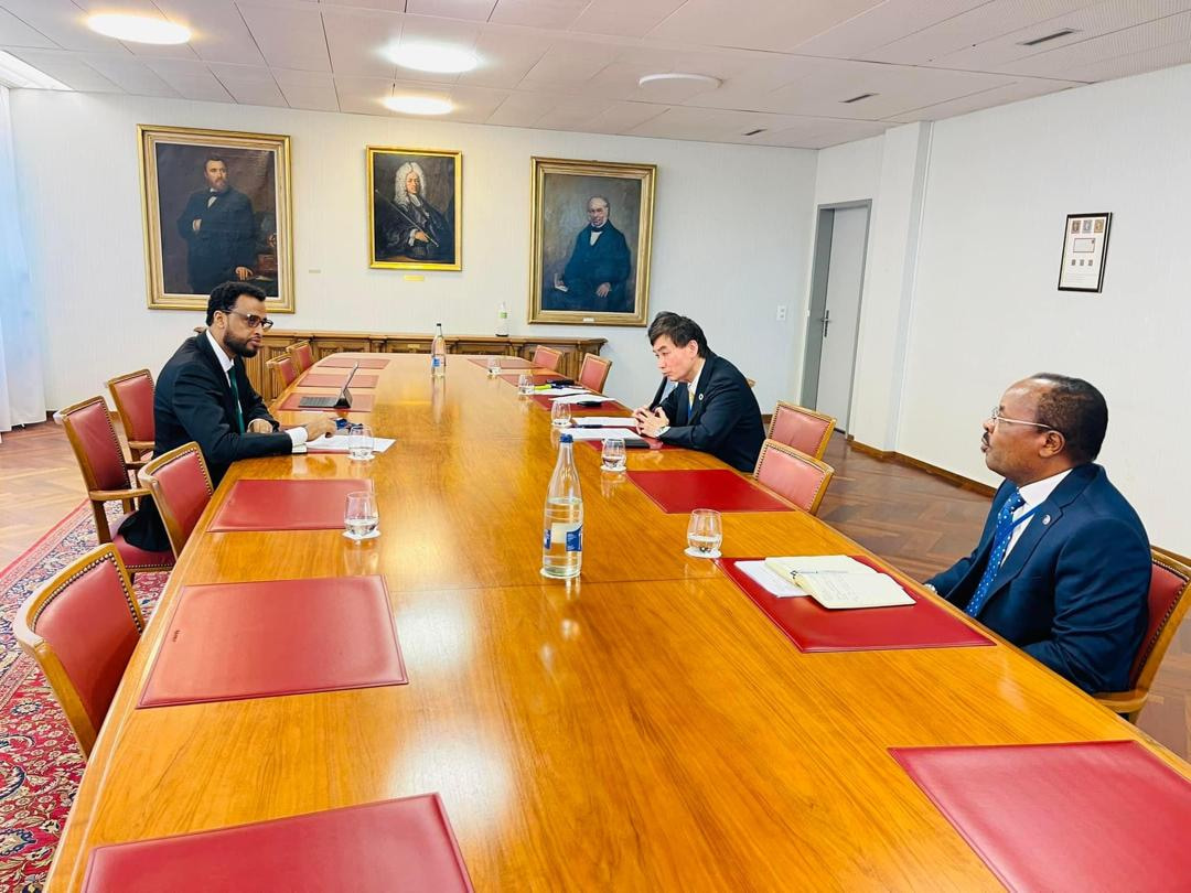 Somali State Minister of Telecommunication attends UPU meeting in Switzerland