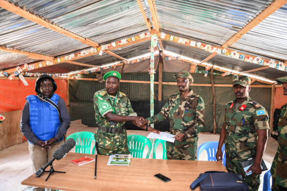 ATMIS BEGINS DRAWDOWN OF 2000 TROOPS WITH THE HANDOVER OF XAAJI CALI FORWARD OPERATING BASE