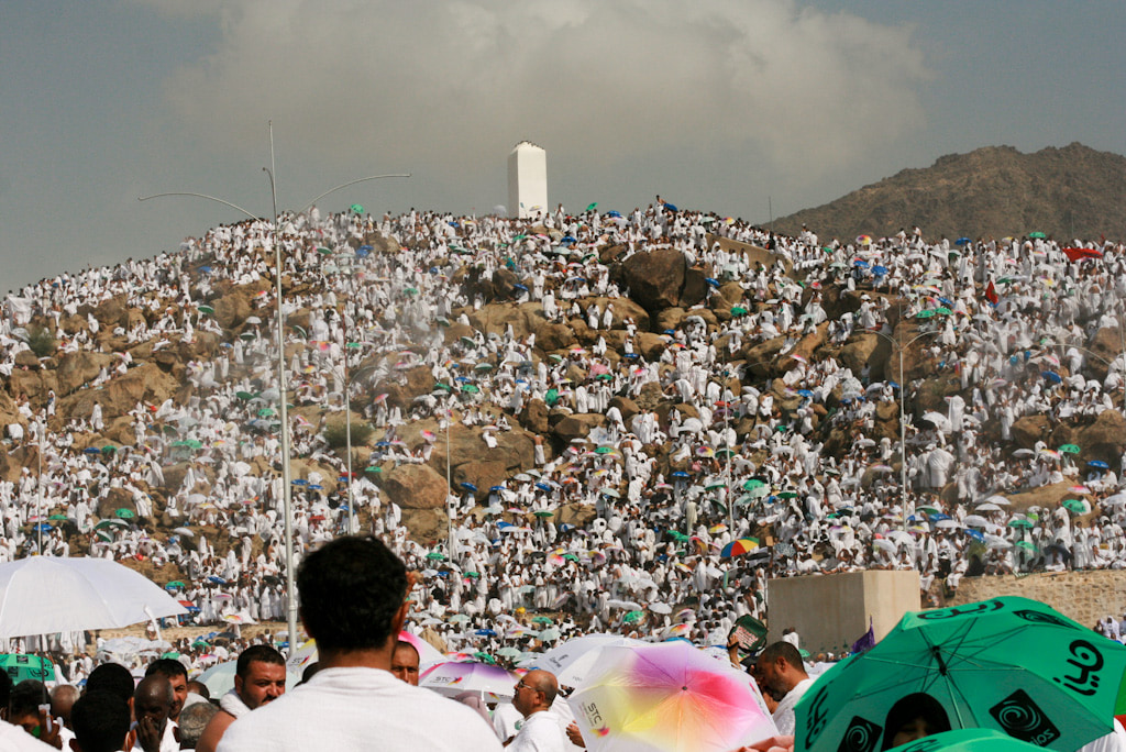 The day of Arafat: Muslims spend the day in Arafat as they perform their Hajj