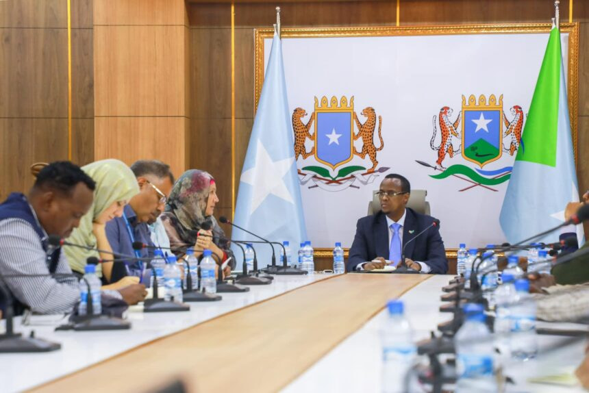 Hirshabelle State President receives officials from WFP