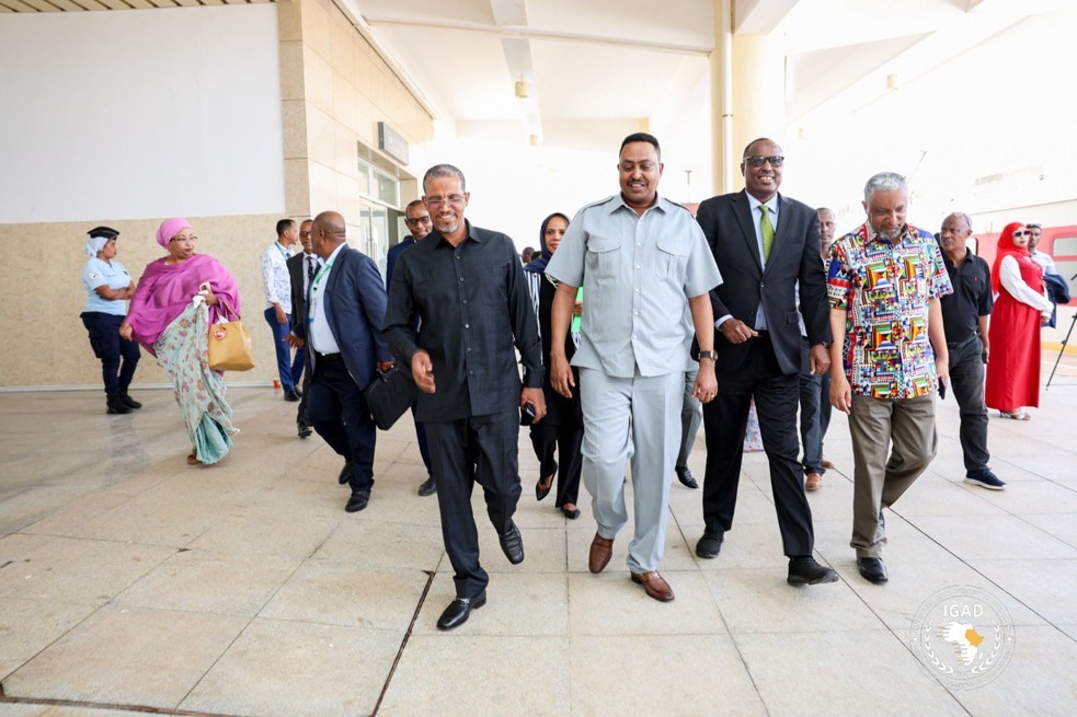 Somali Ambassador to Djibouti joins Executive Secretary of IGAD for the launch of ‘IGAD train’