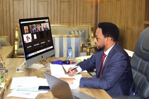 Finance Minister holds virtual meeting discussing money laundering