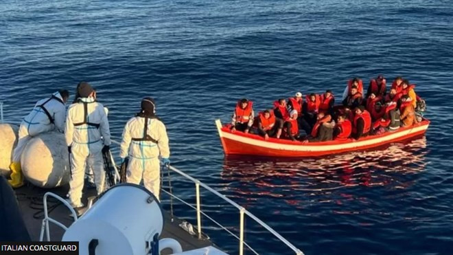 Mother and baby dead, 30 missing after migrant boats sink off Italian coast