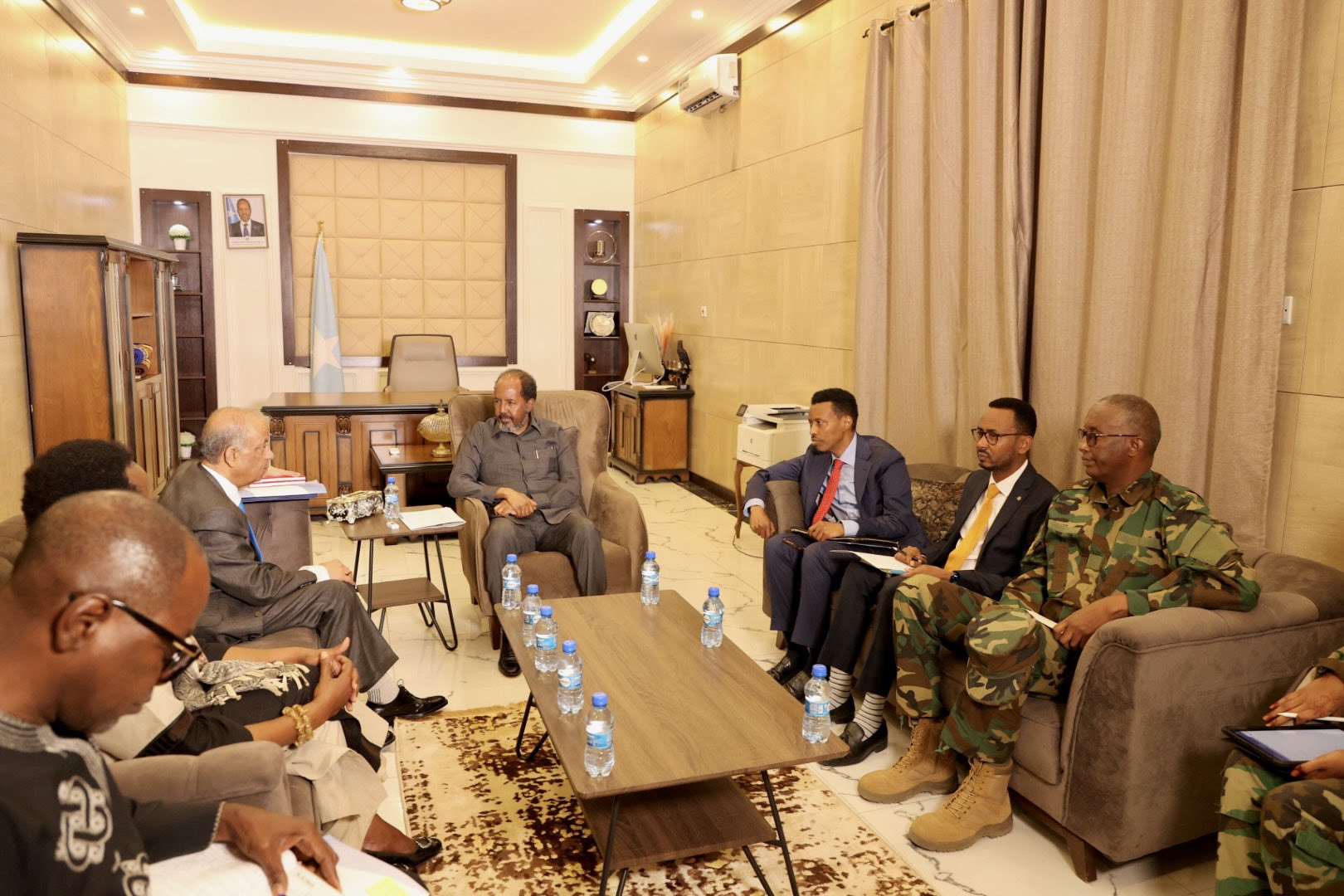 President Hassan receives UN Under-Secretary-General to discuss security issues