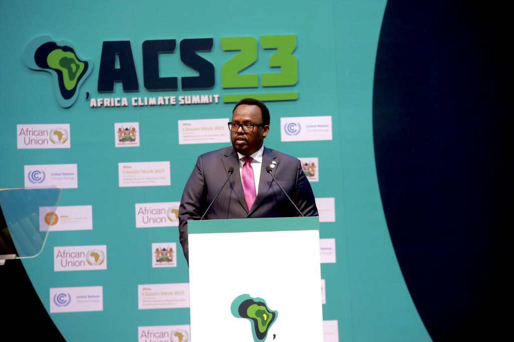 Deputy PM gives speech at the Africa Climate Summit in Nairobi