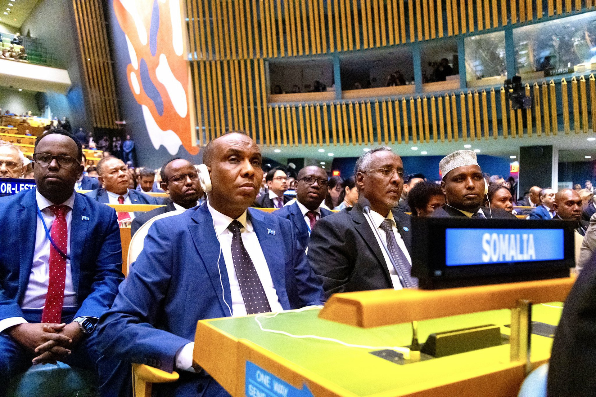 Prime Minister Hamza and his delegation join the opening of the UNGA