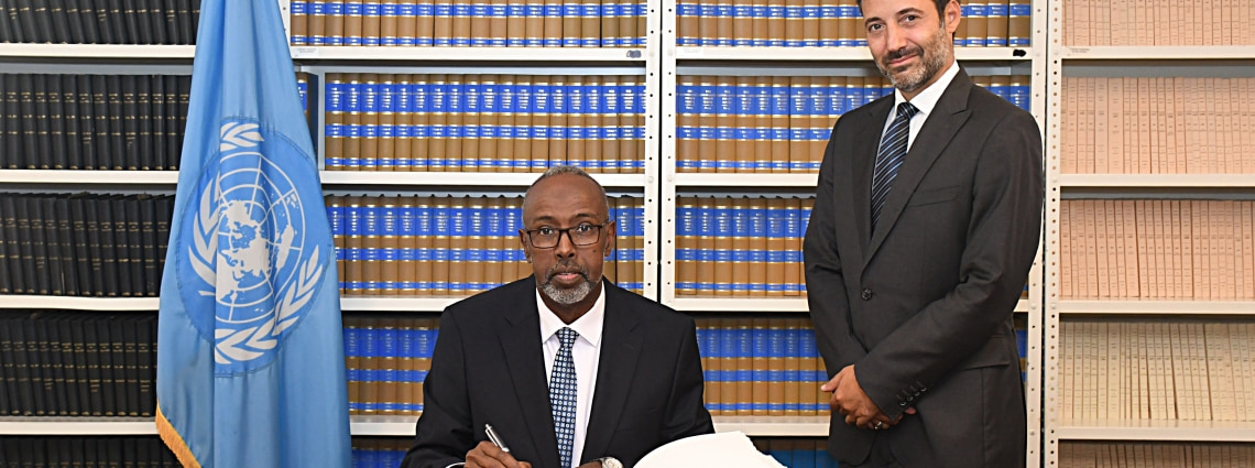 Somalia signs CTBT, “testament to unwavering commitment to peace, security"