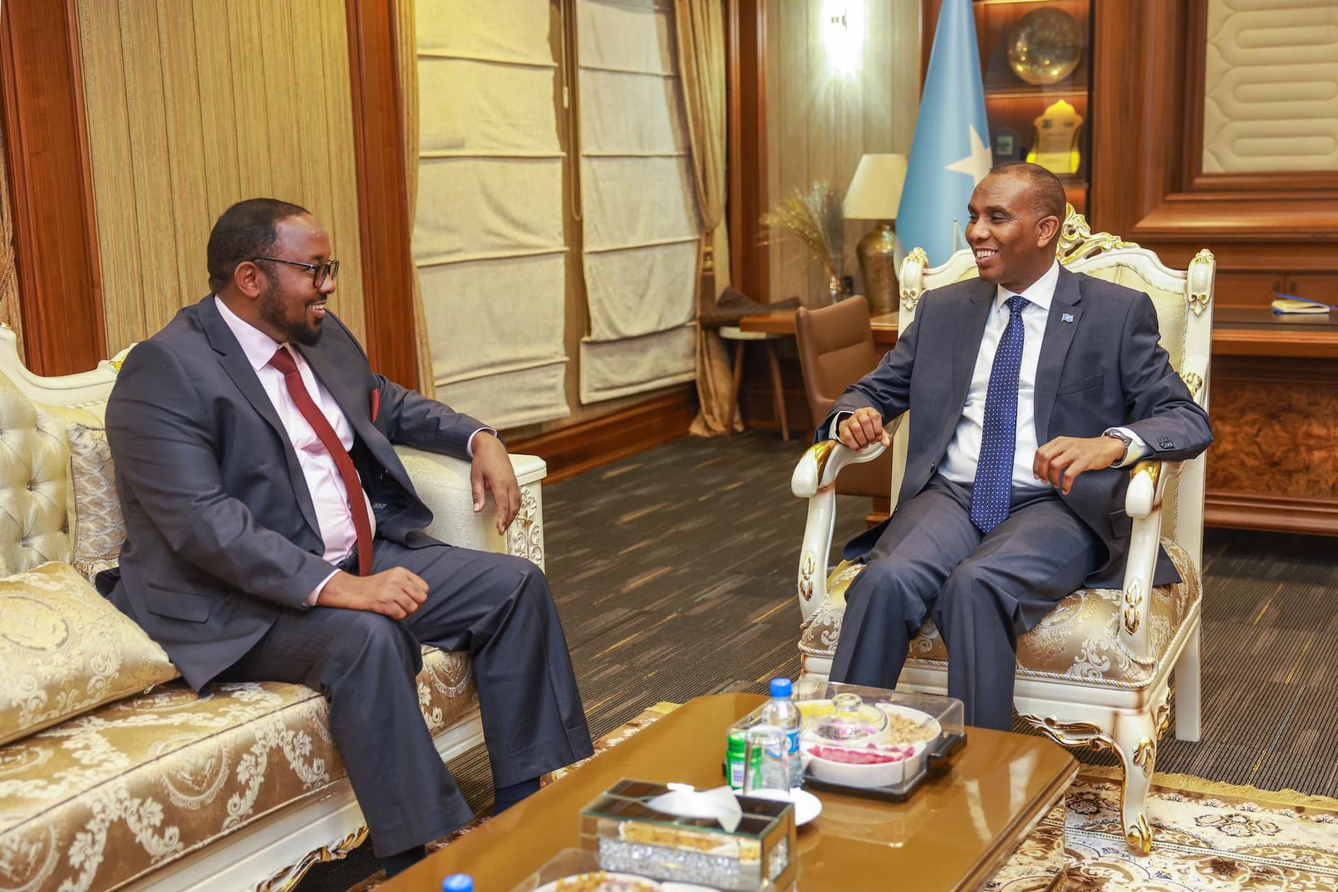 Prime Minister Hamza receives SSC administration leader in Mogadishu