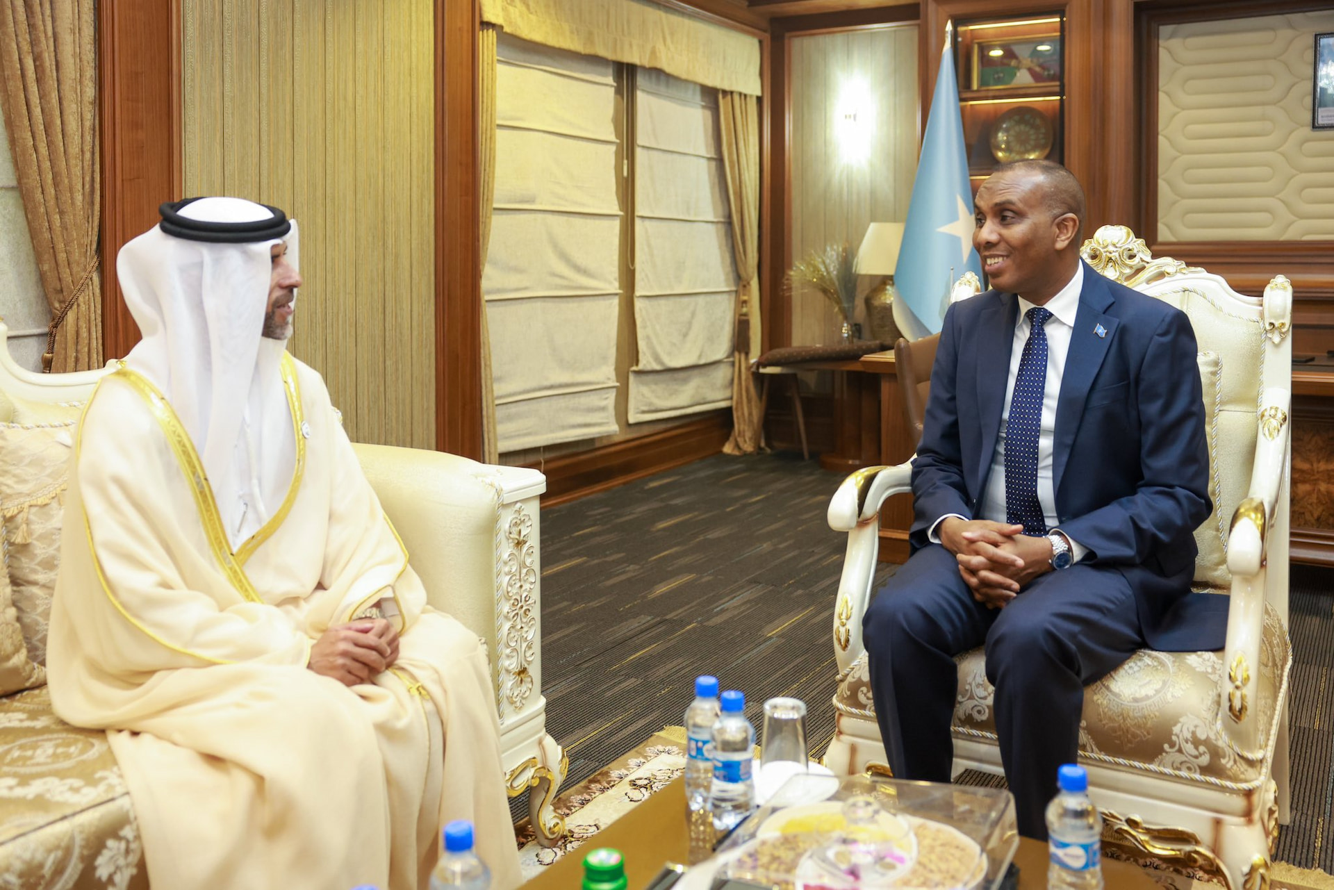 Prime Minister Hamza receives UAE Ambassador to Somalia