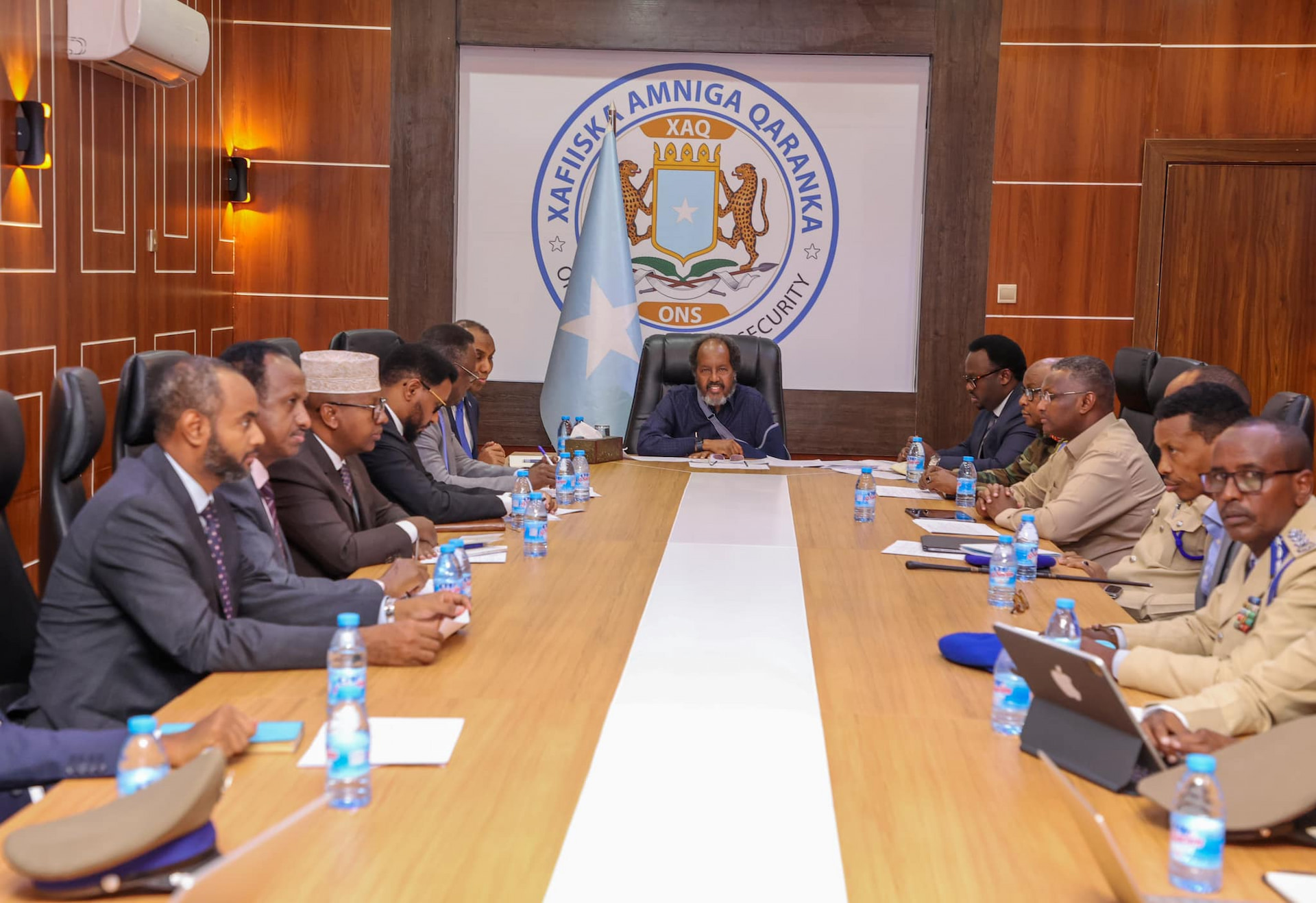 President Hassan Sheikh chairs the National Security Committee meeting