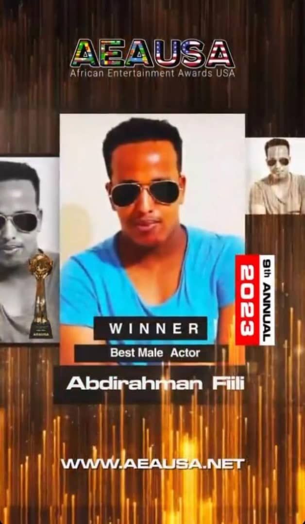 Ministry of Information sends congratulations to Abdirahman Fiilo for winning the Best Male Actor