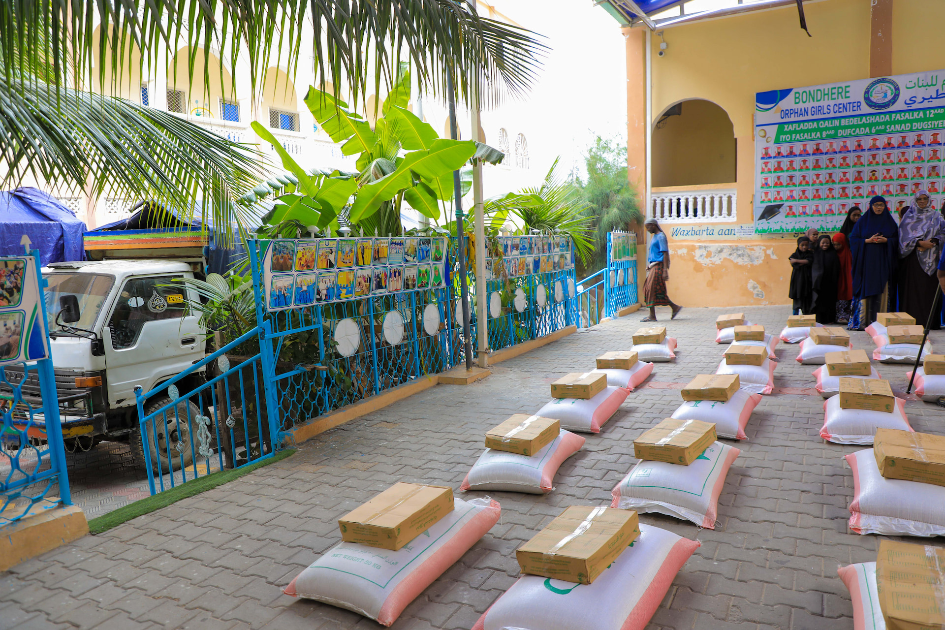 Bondhere Orphan Girls’ Care Center receives food assistance from SoDMA