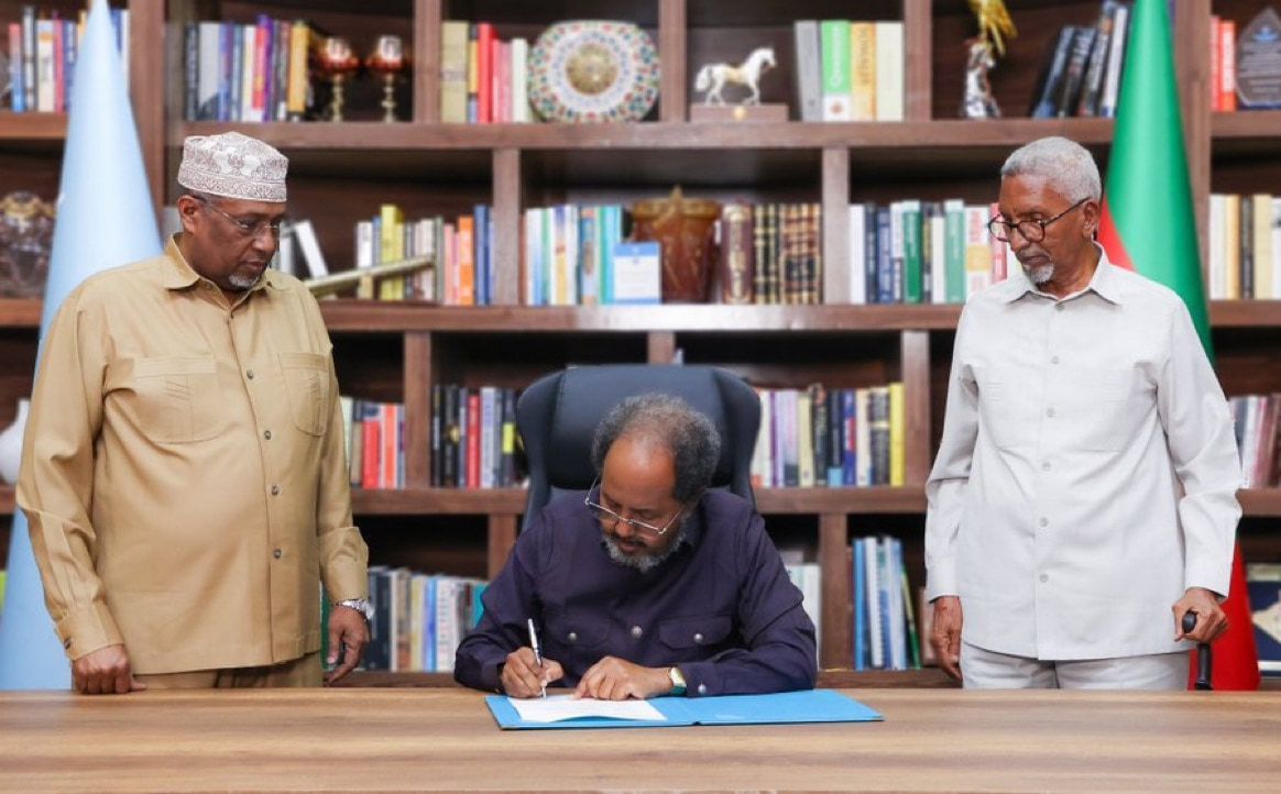President Hassan Sheikh signs law nullifying illegal MoU agreement between Ethiopia and Somaliland
