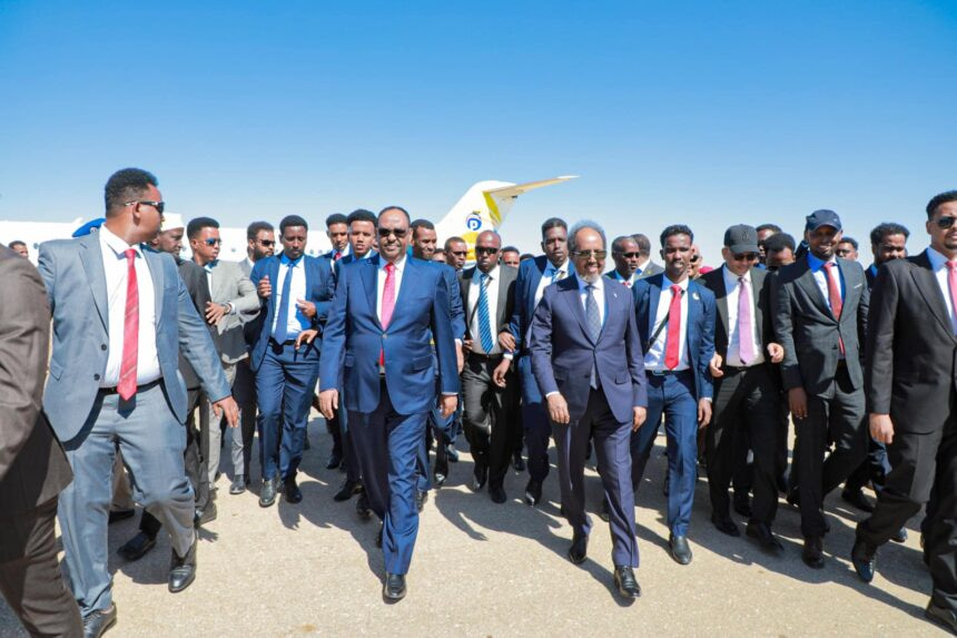 Somali President Visits Puntland for Inauguration Ceremony