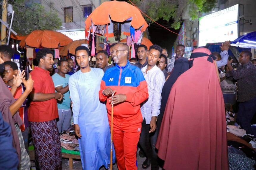 Governor of Banadir and Mayor of Mogadishu Inspect Hamarweyne District Market