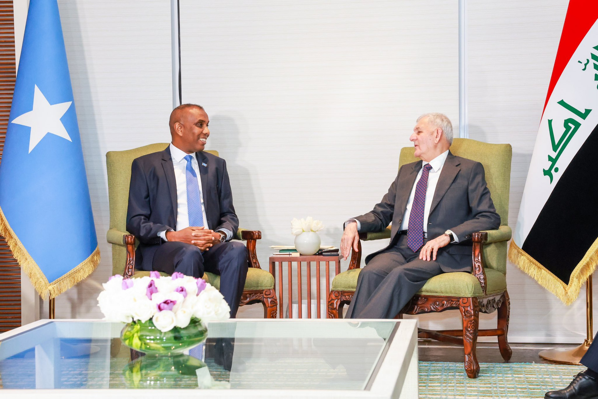Somali and Iraqi Leaders Discuss Bilateral Ties and Counterterrorism at Arab League Summit